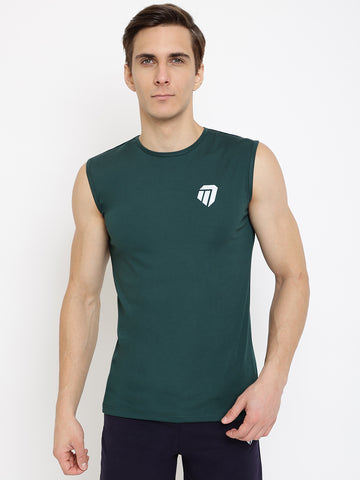 Men’s T-shirt (Short Arm Hole) Dark Green