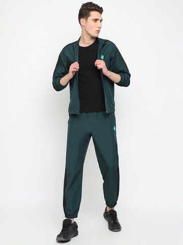 Mens Tracksuit - Sea Weed Green