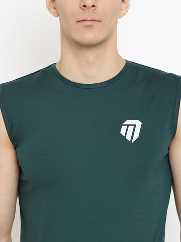 Men’s T-shirt (Short Arm Hole) Dark Green