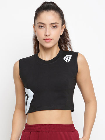 Women’s Crop Top Sleeve less (Free fall)