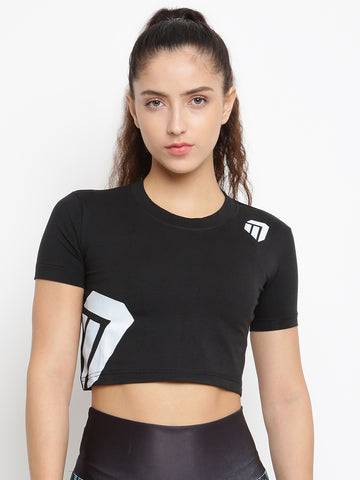 Women’s Crop Top half Sleeves (Free fall)