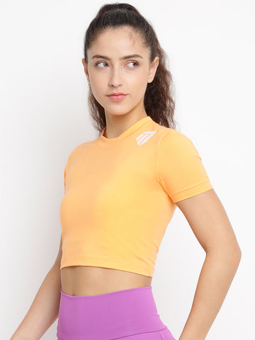 Women’s Crop Top half Sleeves (Free fall)