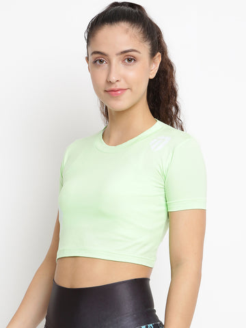 Women’s Crop Top half Sleeves (Free fall)