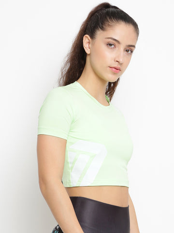 Women’s Crop Top half Sleeves (Free fall)