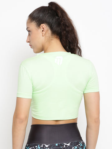 Women’s Crop Top half Sleeves (Free fall)